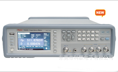 同惠TH2638A高速电容测量仪 100KHz的测试频率 速度：2.3ms/次