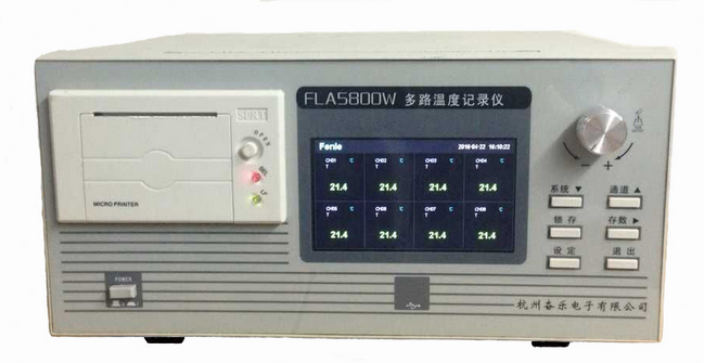 FLA5800W多路温度记录仪（可手动或自动打印测试数据，选配USB接口）